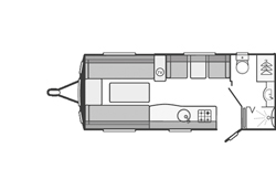 3-BERTH touring caravans for sale